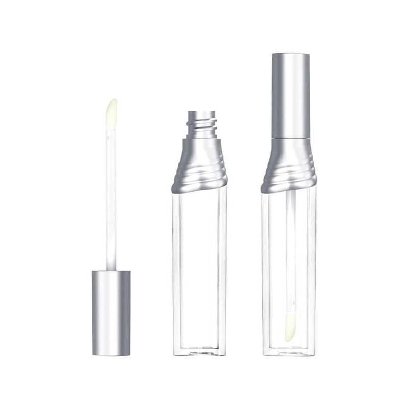 Silver Wave Lip Gloss Tube – Sleek Curve
