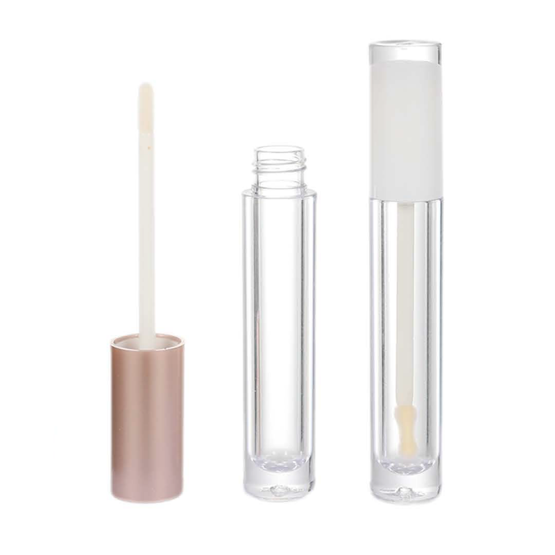 Minimalist Lip Gloss Tube – Matte Rose G