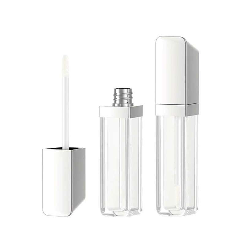 Square Edge Lip Gloss Tube with Soft Cur
