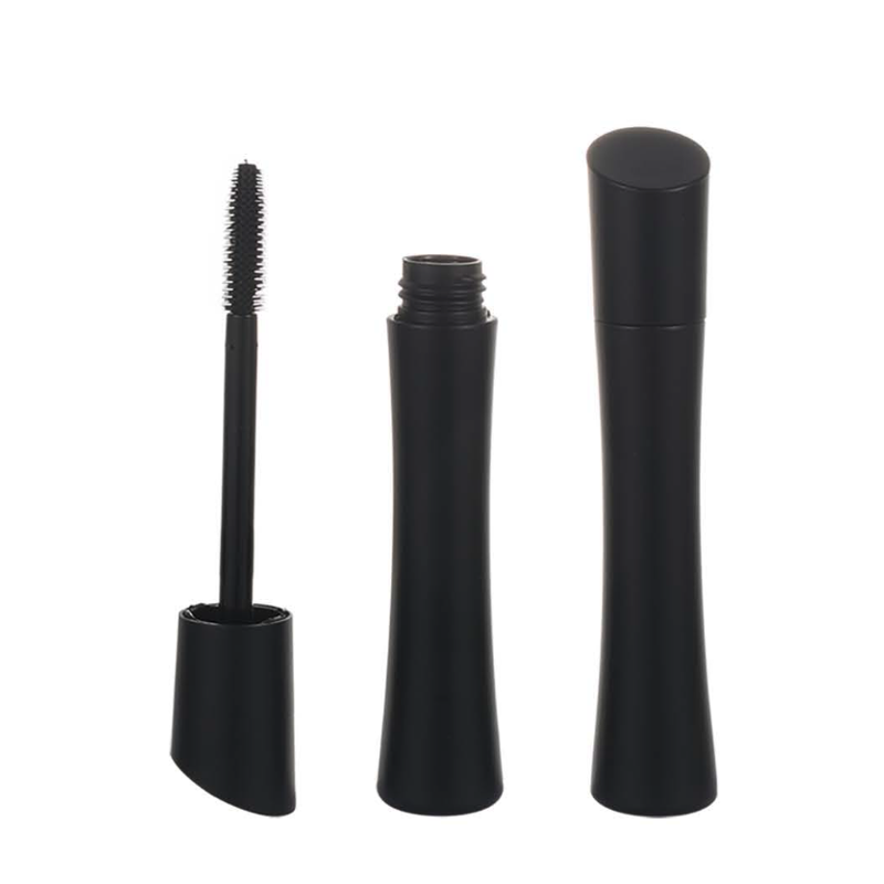Angled Cap Mascara Tube – Sleek Matte Bl