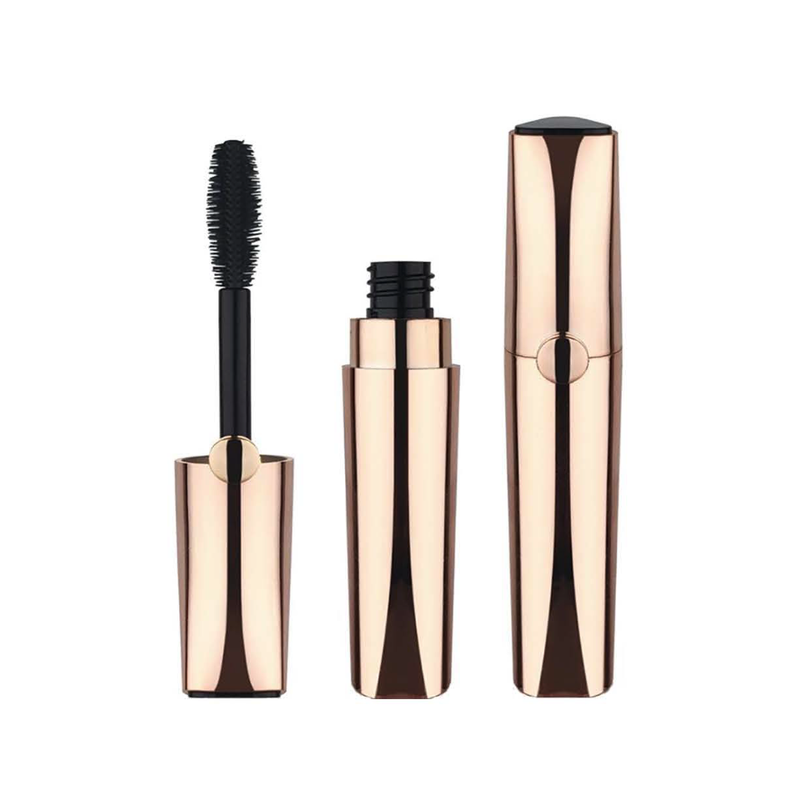 Glossy Round Mascara Tube in Rose Gold