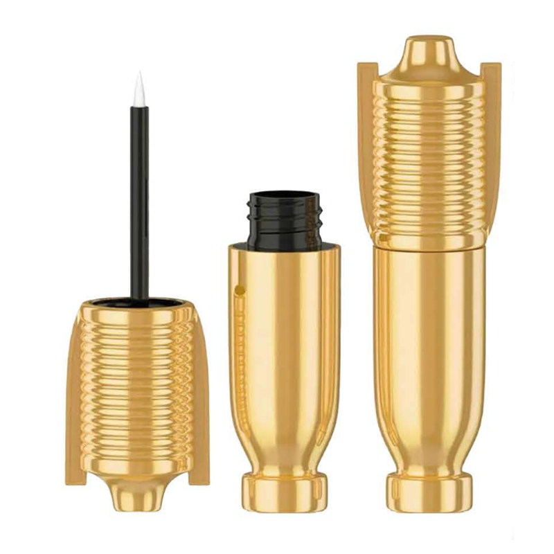 Gold Ribbed Eyeliner Tube with Industria