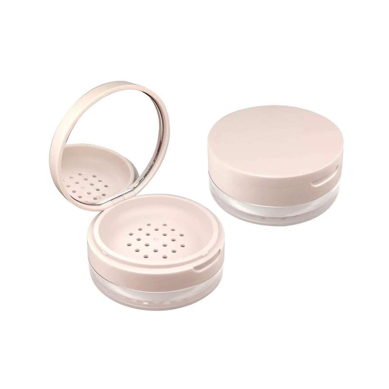 Loose Powder Jar with Sifter & Mirro