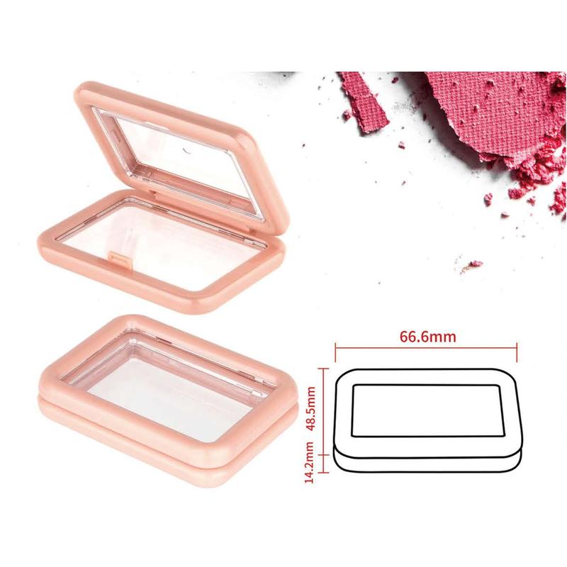 Rectangular Rounded-Edge Makeup Palette