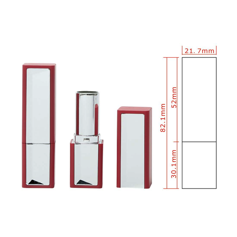 Rectangular Lipstick Tube – Glossy Mirro