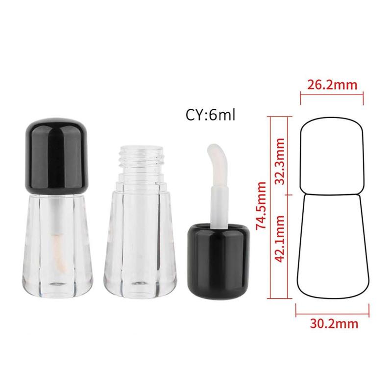 6ml Tapered Lip Gloss Tube with Rounded 
