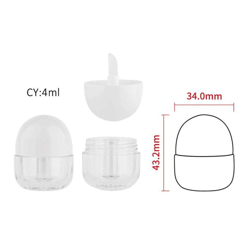 4ml Dome-Shaped Lip Gloss Container with