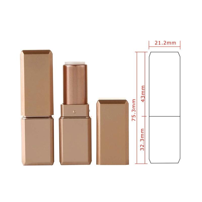Square Matte Lipstick Tube