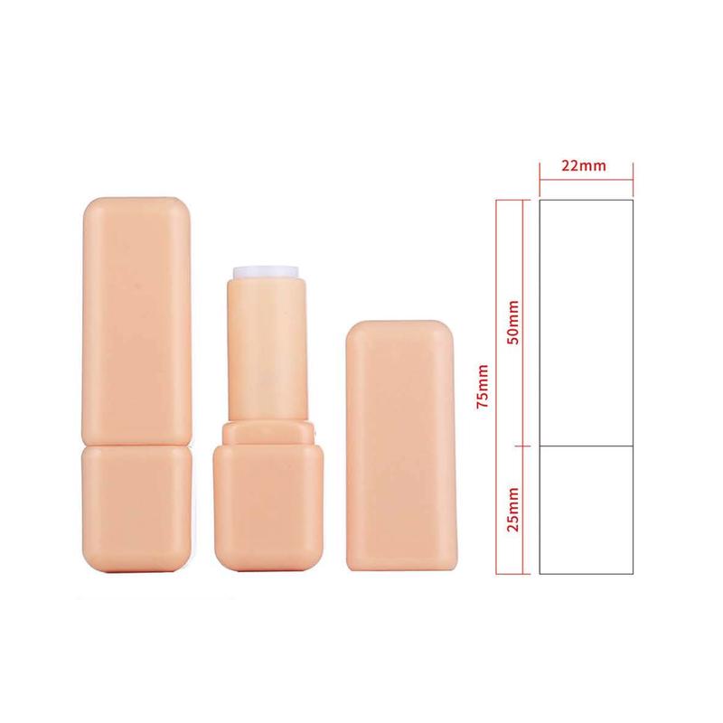 Square Lipstick Tube – Peach Nude