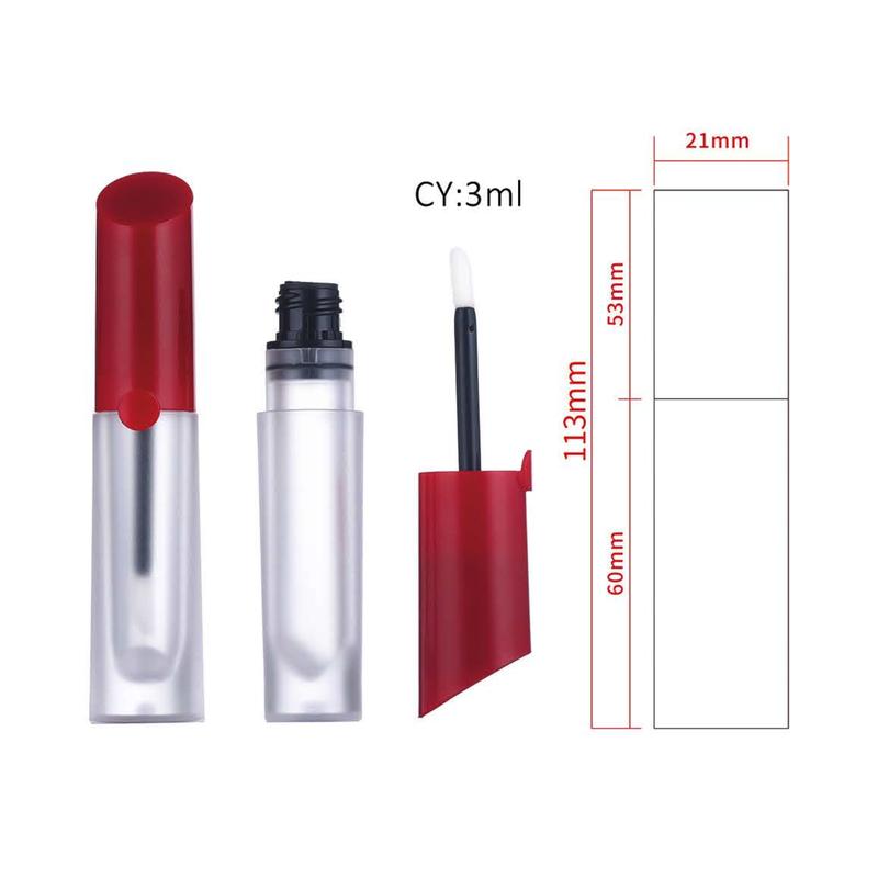 Slanted Cap Lip Gloss Tube – Frosted Fin